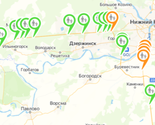 На автодороге Р-158 Нижний Новгород - Саратов установят четыре надземных перехода