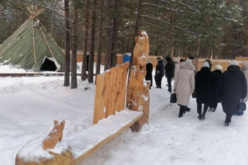 Этнодеревня «Лес легенд»: новый облик городского парка Советского в Югре