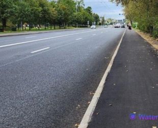 На улице Седова в Петербурге обновили 2 километра дорожного покрытия