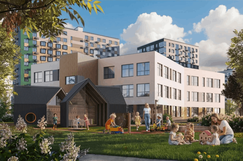 Группа «А101» начала строительство детского сада «Юнга» в ленинградском Лаголово