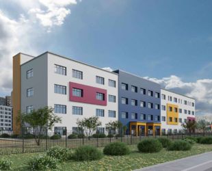 Новая школа на 550 мест строится в Калининском районе Петербурга