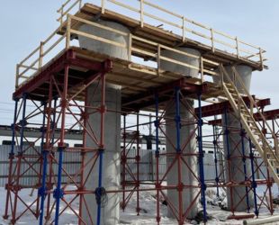 В Красногорске на 50% выполнено устройство опор строящегося в Опалихе путепровода 