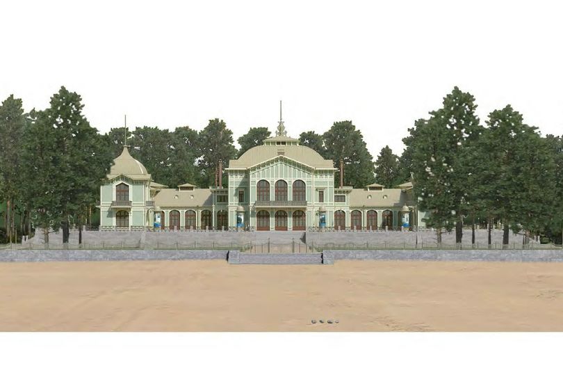 Комитет по градостроительству и архитектуре согласовал облик досугового центра санатория «Сестрорецкий курорт» - «Сестрорецкий курзал»