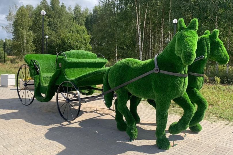 Новый парк в Борисоглебском Ярославской области украсил фаэтон