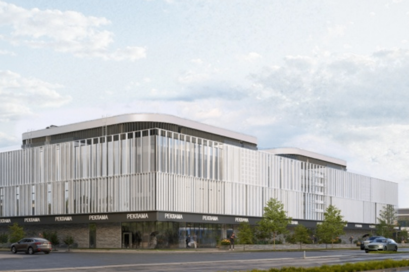 В Красногвардейском районе Петербурга утвердили облик нового бытового комплекса на Ириновском проспекте