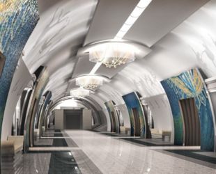 Стало известно, как будет выглядеть будущая станция метро «Театральная»