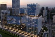 Архитектурная подсветка украсит офисный квартал в московском районе Обручевский