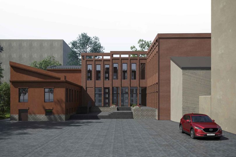 В центре Петербурга реконструируют историческое здание