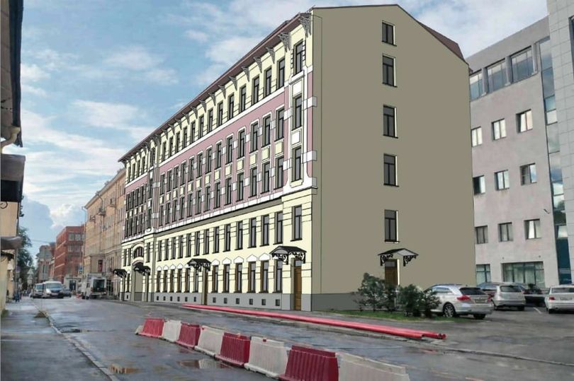 КГИОП выдал положительное заключение на эскизный проект восстановления исторического здания на Заставской улице, 25