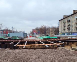 На Московско-Дунайской развязке началось строительство двух подземных пешеходных переходов