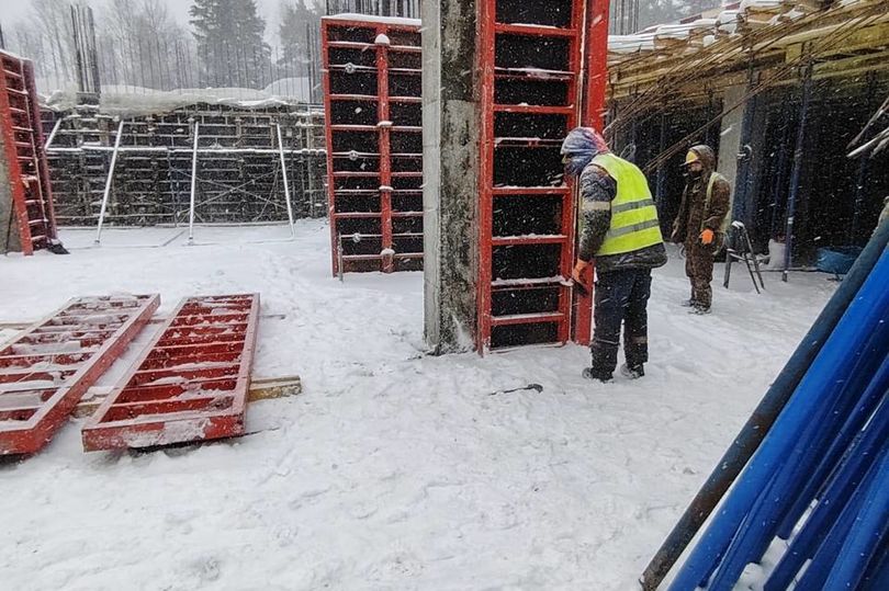 Строительство поликлиники в ленинградском Выборге вывели на рабочий ритм