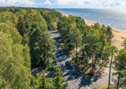 Завершен ремонт 30-километрового участка Приморского шоссе Санкт-Петербурга