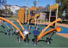 В Ставрополье появилась музыкальная детская площадка 