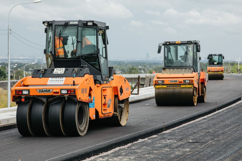 строительство дороги