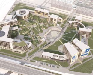 В НовГУ спроектировали комплекс зданий нового института между кампусом и путепроводом