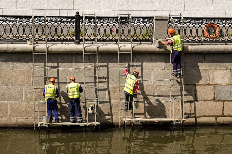 В центре Москвы отремонтировали Новодевичью набережную