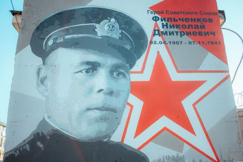 В Нижнем Новгороде появился мурал в честь героя Великой Отечественной войны