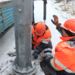 Строительство наружного освещения на Московском шоссе завершено на 60%