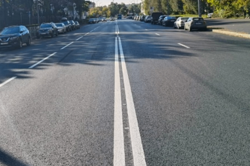 В Калининском районе Петербурга завершился ремонт улицы Демьяна Бедного