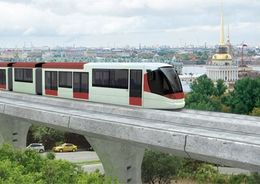 В Петербурге  появятся  2 линии легкорельсового  трамвая