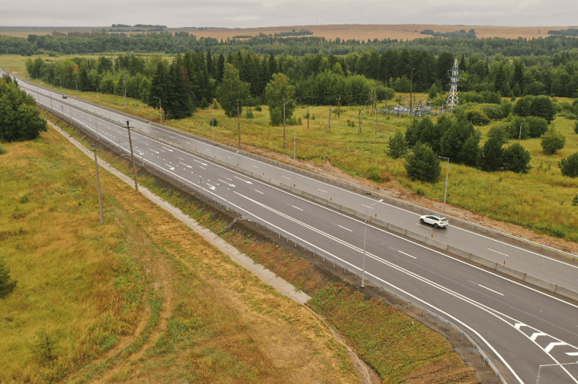 На М-7 в Удмуртии еще один мост расширят до четырех полос