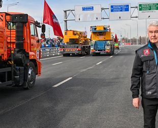 Открыт новый путепровод через МЦД-3 рядом с аэропортом Шереметьево