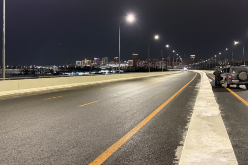 В Новосибирске запущено рабочее движение по новому мосту через реку Обь