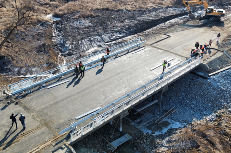 Три моста ремонтируют по нацпроекту в Анучинском округе Приморья