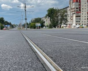 На двух улицах Череповца завершен ремонт трамвайных путей