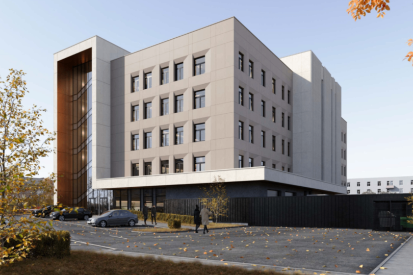 В подмосковных Мытищах началось строительство здания административного назначения