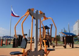 Площадка ГТО в парке 300-летия Санкт-Петербурга