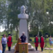 Восстановленный бюст Александра Суворова вернули на историческое место в Новой Ладоге