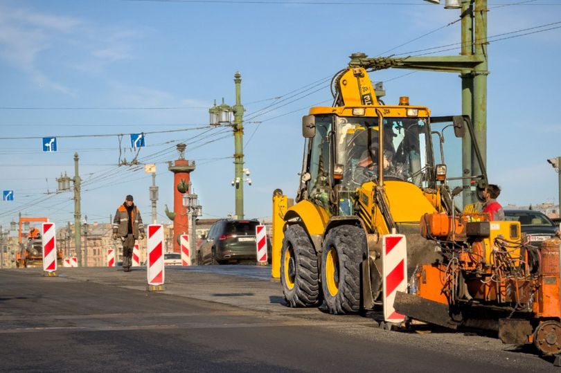 Завершающий этап ремонта Тучкова моста стартовал в Санкт-Петербурге