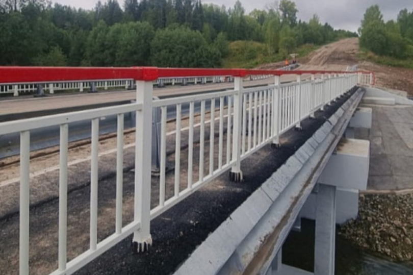 В Кировской области отремонтировали мост через реку Лудяна
