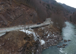 В Адыгее укрепят горный участок трассы А-159