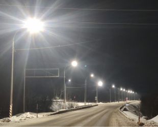 Протяженность линий электроосвещения вдоль трассы «Кола» в Мурманской области превысила 55 км