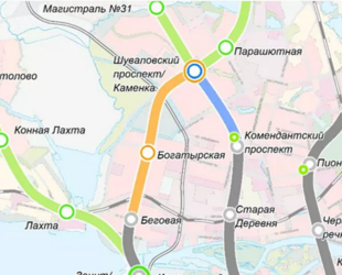 Станции метро «зелёной» ветки «Богатырская» и «Каменка» появятся в Петербурге не раньше 2028 года