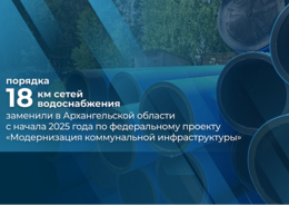 В поселке Шипицыно Котласского округа завершен капремонт километрового участка сетей водоснабжения