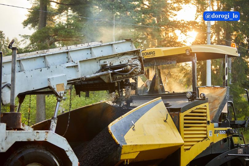 В Ленобласти на границе двух районов – ремонт