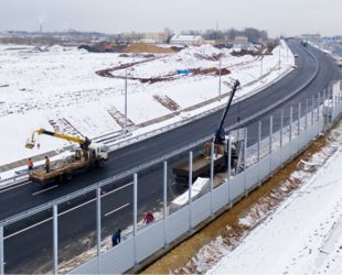 На обходе Малых Вязём на ЦКАД в Московской области забетонировали последний участок 