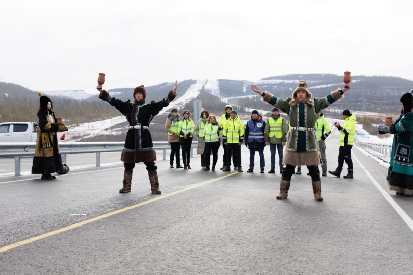 На федеральной трассе «Лена» в Якутии ликвидировали гравийно-щебеночный разрыв