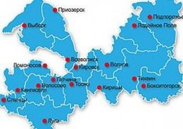 Карта ленинградской области подробная интерактивная карта