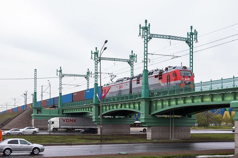 Железнодорожный путепровод над Пулковским шоссе