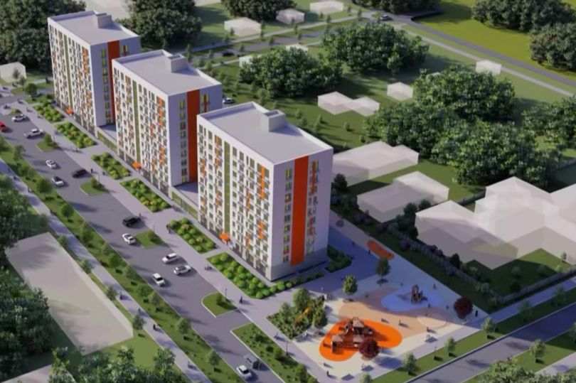 Башкирские компании возводят первую за долгие годы новостройку в городе Аша Челябинской области