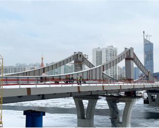 Автомобильный мост в районе улицы Мясищева готов на 45%