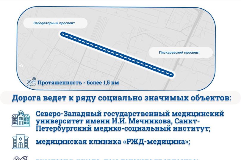 В Петербурге обновят проспект Мечникова