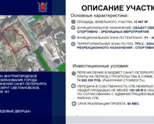В Выборгском районе Петербурга появится новая ледовая арена