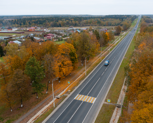 В Калужской области слоями износа защитили 23 км трассы А-130