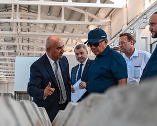 Президент Татарстана посетил новое производство стройматериалов 