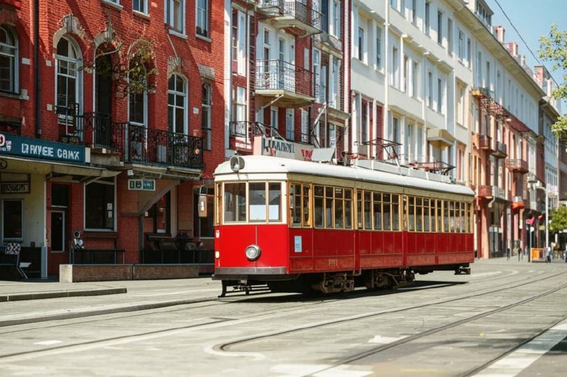 В Петербурге завершен ремонт трамвайных путей на улице Куйбышева